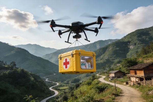 医療物資輸送ソリューション事例