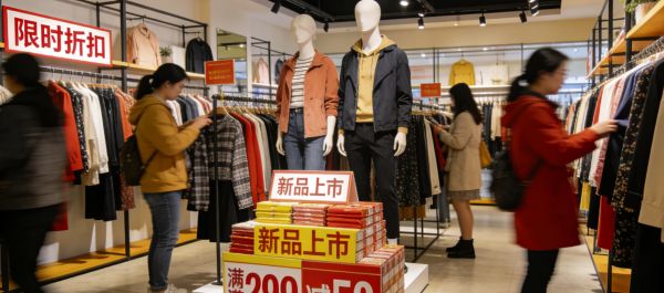 服飾早売り